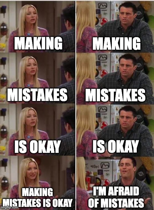 joke about making mistakes